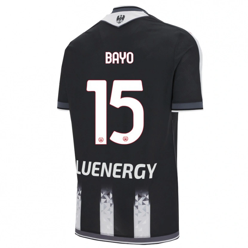 Danxen Dětské Vakoun Bayo #15 Černá Bílá Domů Hráčské Dresy 2025/26 Dres