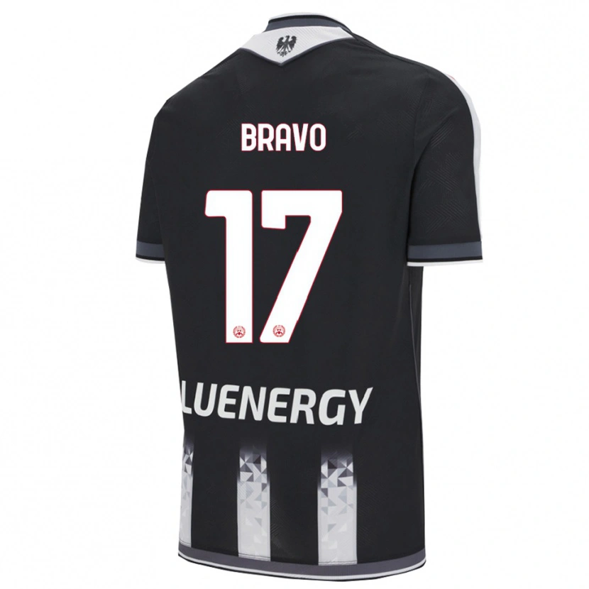 Danxen Dětské Iker Bravo #17 Černá Bílá Domů Hráčské Dresy 2025/26 Dres