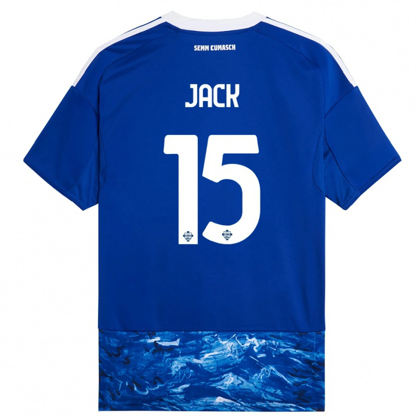 Danxen Dětské Fellipe Jack #15 Modrá Bílá Domů Hráčské Dresy 2025/26 Dres