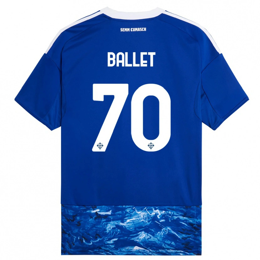 Danxen Dětské Samuel Ballet #70 Modrá Bílá Domů Hráčské Dresy 2025/26 Dres