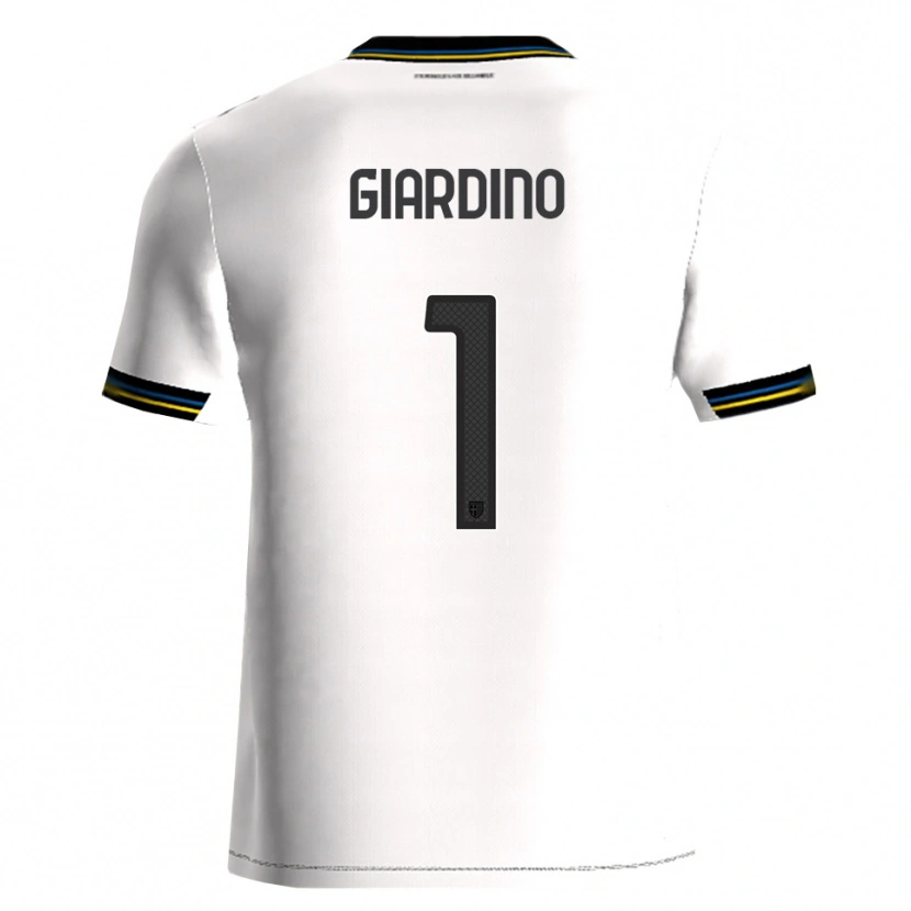 Danxen Dětské Andrea Giardino #1 Bílá Černá Domů Hráčské Dresy 2025/26 Dres