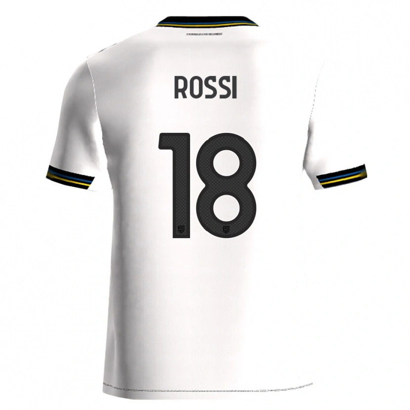Danxen Dětské Diego Rossi #18 Bílá Černá Domů Hráčské Dresy 2025/26 Dres