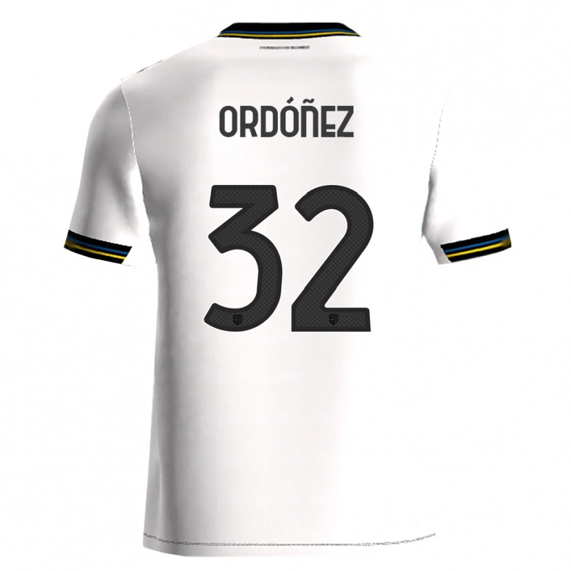 Danxen Dětské Christian Ordóñez #32 Bílá Černá Domů Hráčské Dresy 2025/26 Dres