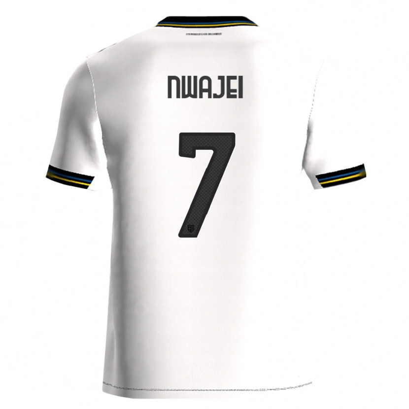 Danxen Dětské Melvin Nwajei #7 Bílá Černá Domů Hráčské Dresy 2025/26 Dres
