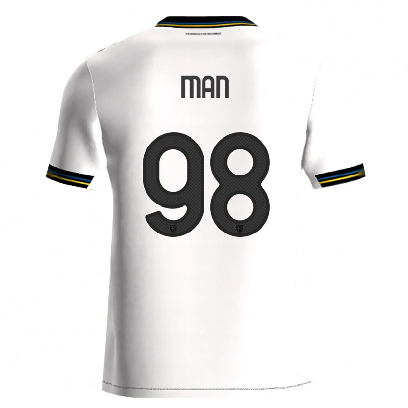 Danxen Dětské Dennis Man #98 Bílá Černá Domů Hráčské Dresy 2025/26 Dres