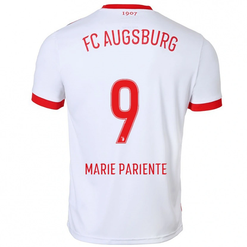 Danxen Dětské Sophia Marie Pariente #9 Bílá Červená Domů Hráčské Dresy 2025/26 Dres