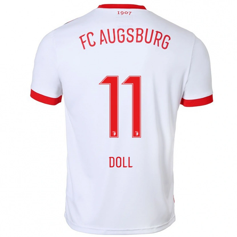 Danxen Dětské Lena Doll #11 Bílá Červená Domů Hráčské Dresy 2025/26 Dres