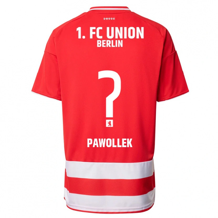Danxen Dětské Tanja Pawollek #0 Červená Bílá Domů Hráčské Dresy 2025/26 Dres