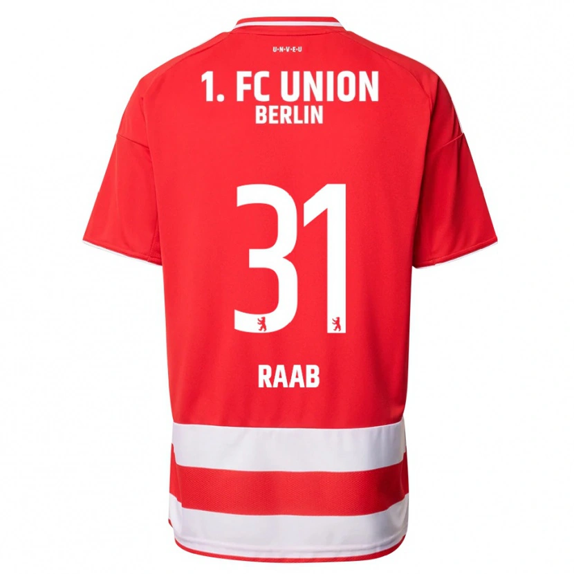 Danxen Dětské Matheo Raab #31 Červená Bílá Domů Hráčské Dresy 2025/26 Dres