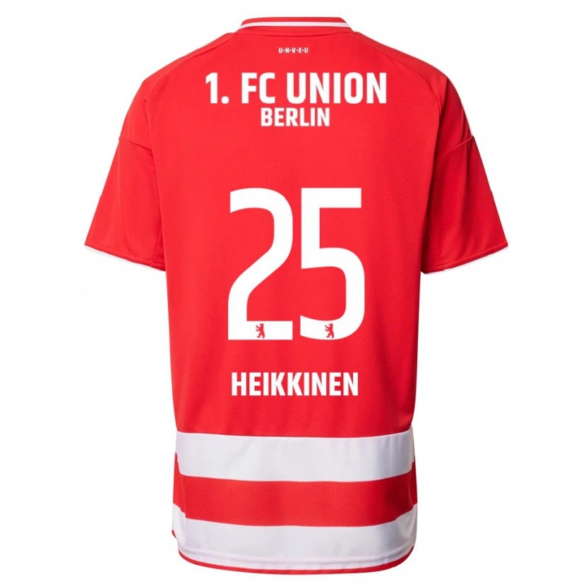 Danxen Dětské Ida Heikkinen #25 Červená Bílá Domů Hráčské Dresy 2025/26 Dres