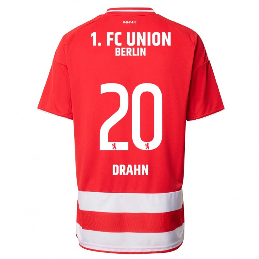 Danxen Dětské Mika Drahn #20 Červená Bílá Domů Hráčské Dresy 2025/26 Dres