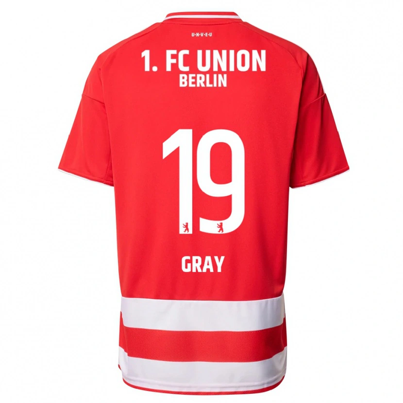 Danxen Dětské Mekhi Gray #19 Červená Bílá Domů Hráčské Dresy 2025/26 Dres