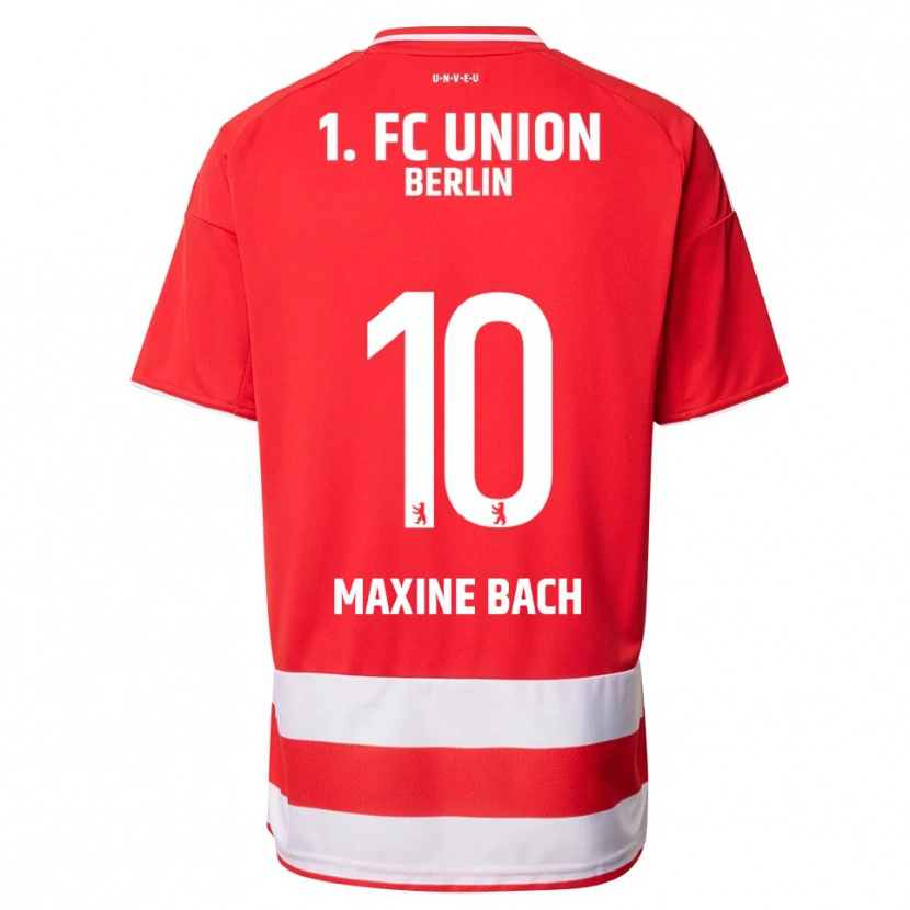 Danxen Dětské Latoya Maxine Bach #10 Červená Bílá Domů Hráčské Dresy 2025/26 Dres