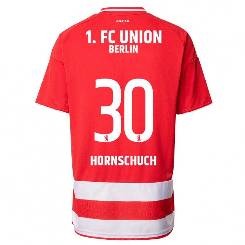 Danxen Dětské Sarah Hornschuch #30 Červená Bílá Domů Hráčské Dresy 2025/26 Dres