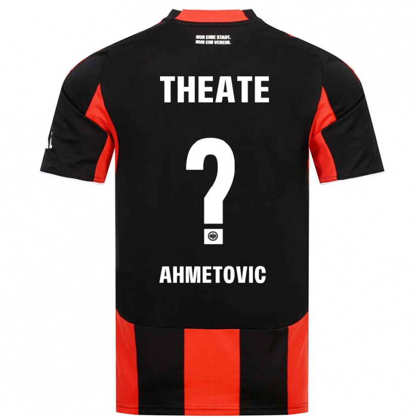 Danxen Dětské Marco Ahmetovic #0 Černá Červená Domů Hráčské Dresy 2025/26 Dres