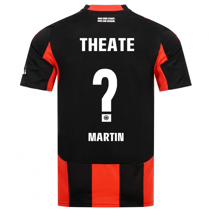 Danxen Dětské Maxim Martin #0 Černá Červená Domů Hráčské Dresy 2025/26 Dres