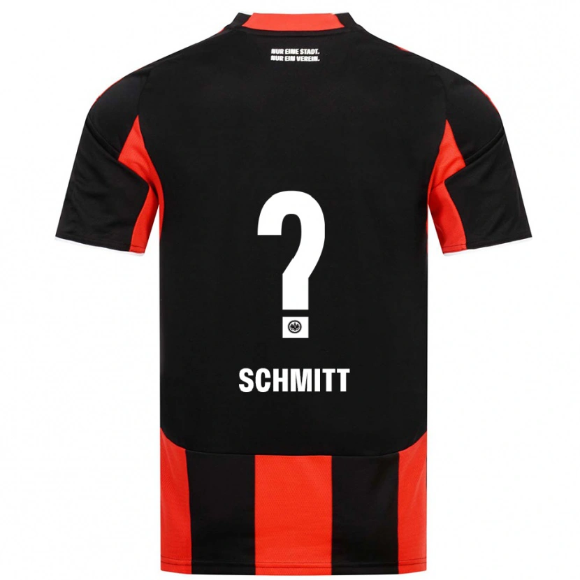 Danxen Dětské Jonathan Schmitt #0 Černá Červená Domů Hráčské Dresy 2025/26 Dres