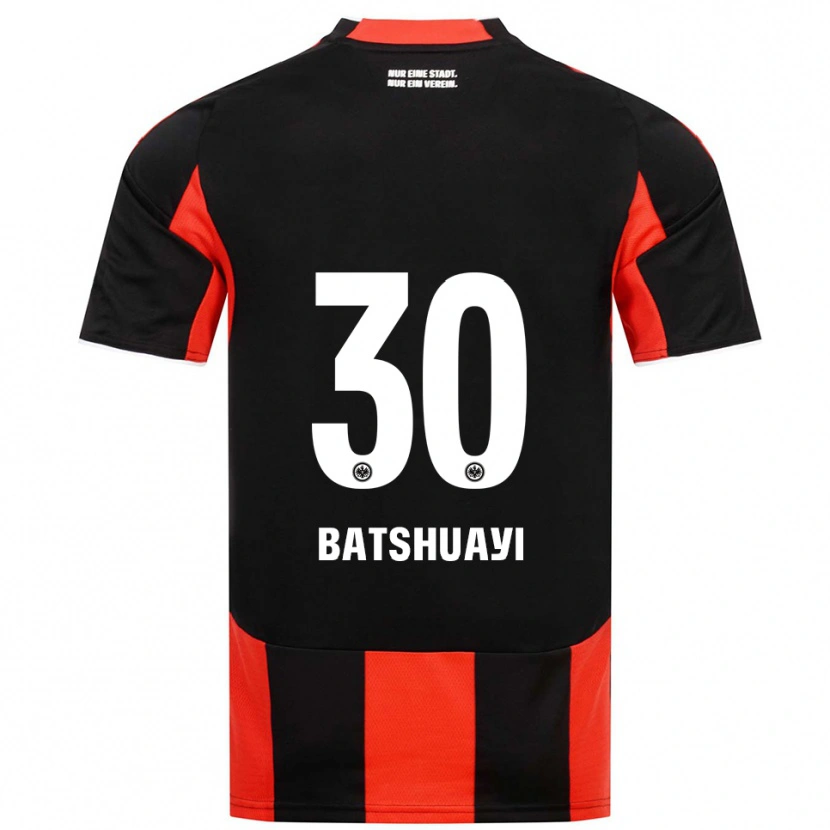 Danxen Dětské Michy Batshuayi #30 Černá Červená Domů Hráčské Dresy 2025/26 Dres