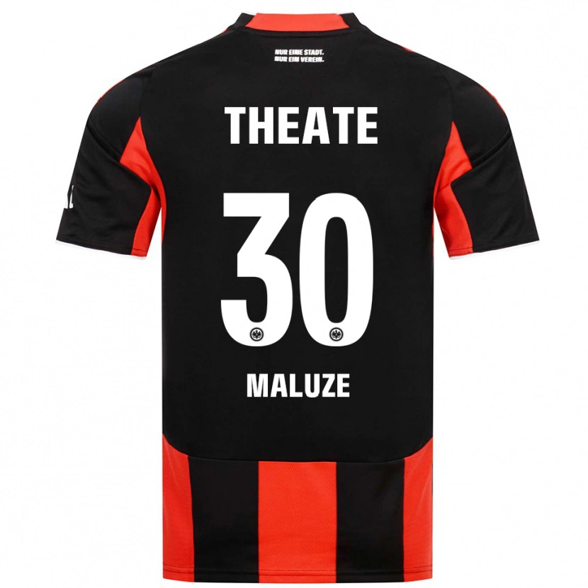 Danxen Dětské Jeremiaha Maluze #30 Černá Červená Domů Hráčské Dresy 2025/26 Dres
