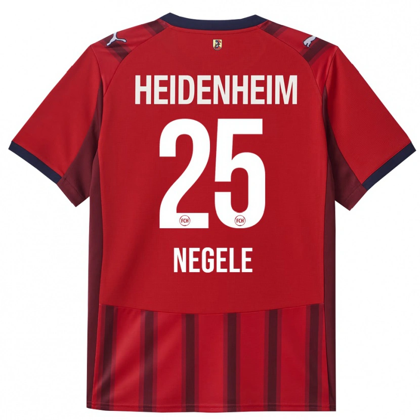 Danxen Dětské Christopher Negele #25 Červená Námořnická Modř Domů Hráčské Dresy 2025/26 Dres