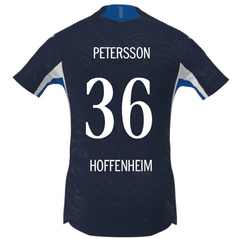Danxen Dětské Lúkas Petersson #36 Námořnická Modř Bílá Domů Hráčské Dresy 2025/26 Dres