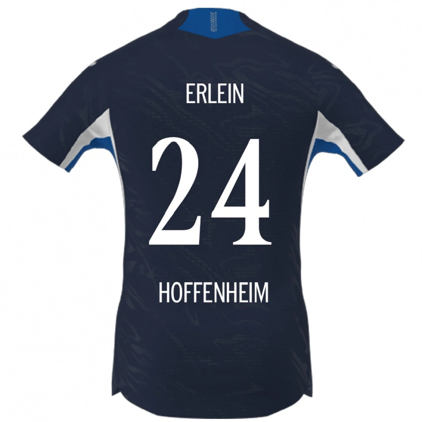 Danxen Dětské Luca Erlein #24 Námořnická Modř Bílá Domů Hráčské Dresy 2025/26 Dres