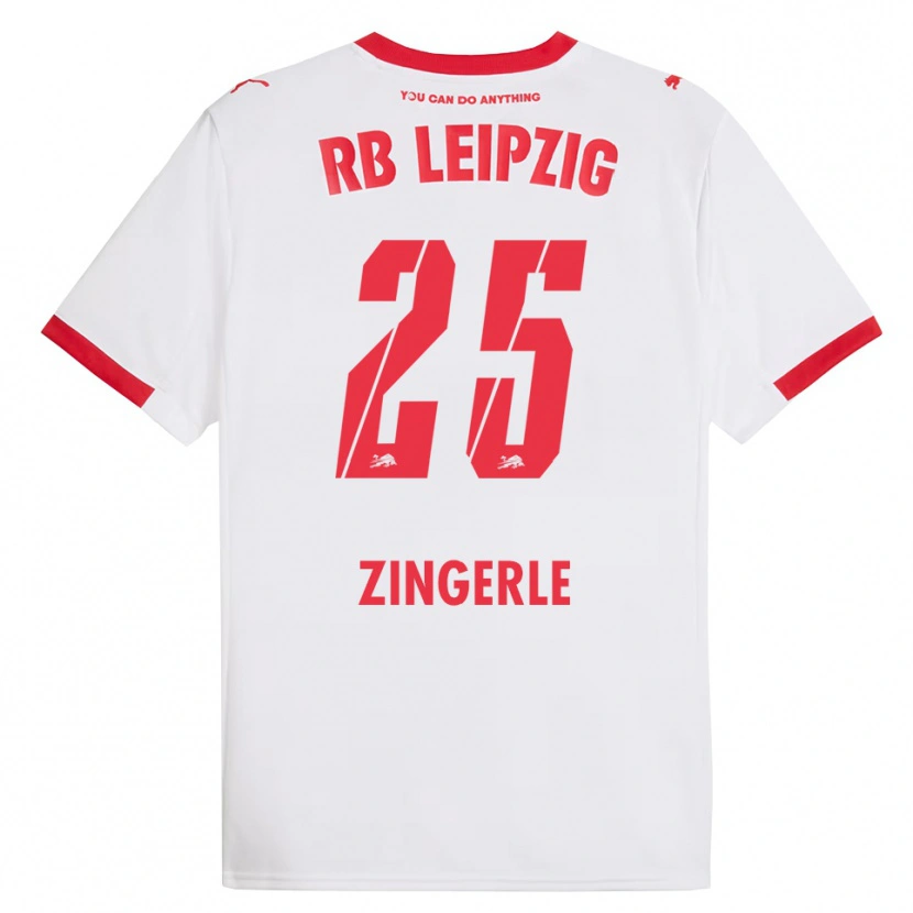 Danxen Dětské Leopold Zingerle #25 Bílá Červená Domů Hráčské Dresy 2025/26 Dres