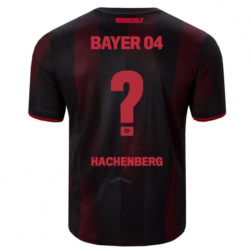 Danxen Dětské Merlin Hachenberg #0 Černá Červená Domů Hráčské Dresy 2025/26 Dres