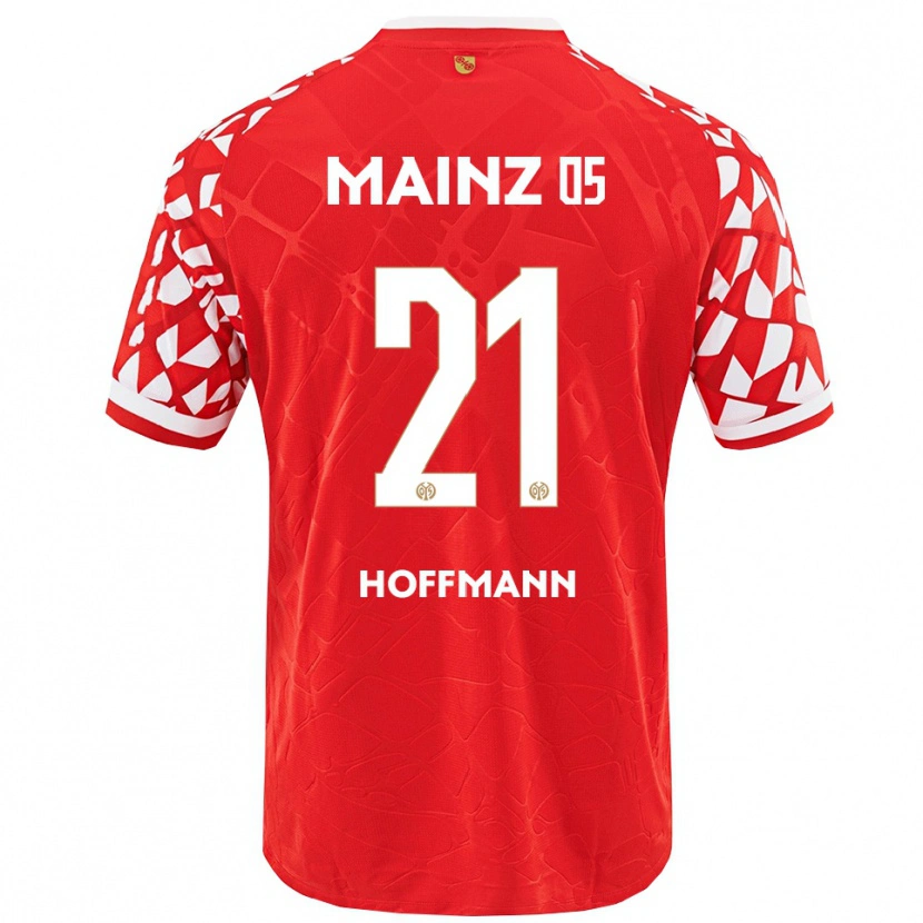 Danxen Dětské Leon Hoffmann #21 Červená Bílá Domů Hráčské Dresy 2025/26 Dres