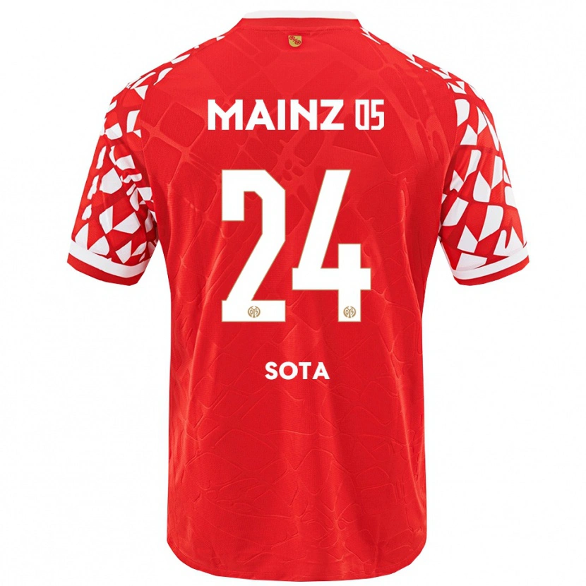 Danxen Dětské Sota Kawasaki #24 Červená Bílá Domů Hráčské Dresy 2025/26 Dres