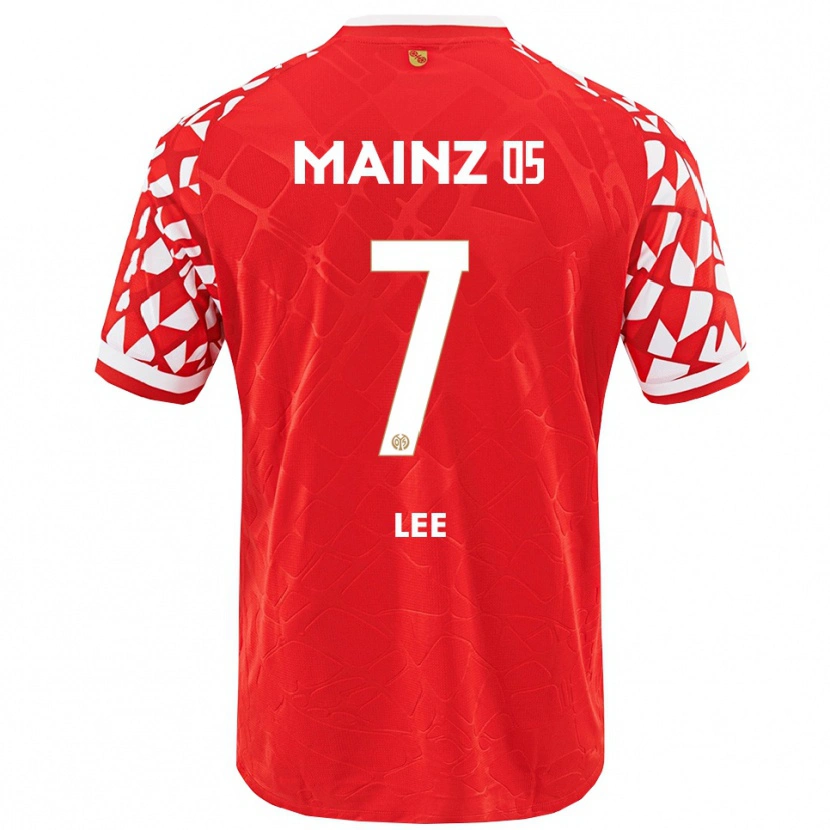 Danxen Dětské Jae-Sung Lee #7 Červená Bílá Domů Hráčské Dresy 2025/26 Dres