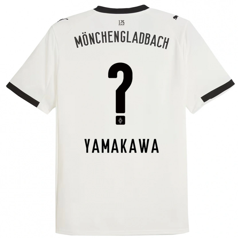 Danxen Dětské Shinnosuke Yamakawa #0 Bílá Černá Domů Hráčské Dresy 2025/26 Dres