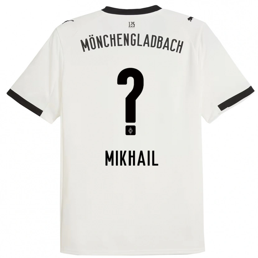 Danxen Dětské Oliver Mikhail #0 Bílá Černá Domů Hráčské Dresy 2025/26 Dres