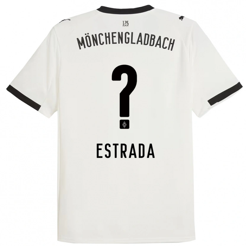 Danxen Dětské Joshua Jong Estrada #0 Bílá Černá Domů Hráčské Dresy 2025/26 Dres