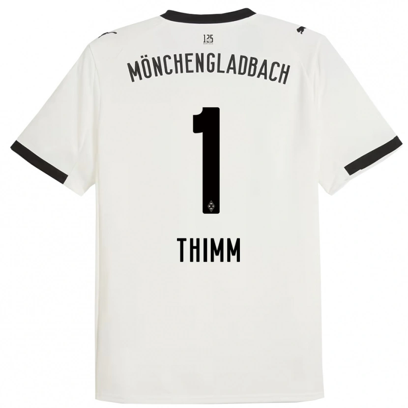 Danxen Dětské Joshua Thimm #1 Bílá Černá Domů Hráčské Dresy 2025/26 Dres