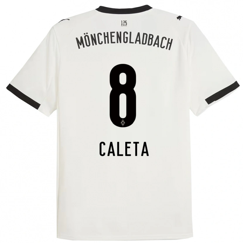 Danxen Dětské Ivan Caleta #8 Bílá Černá Domů Hráčské Dresy 2025/26 Dres