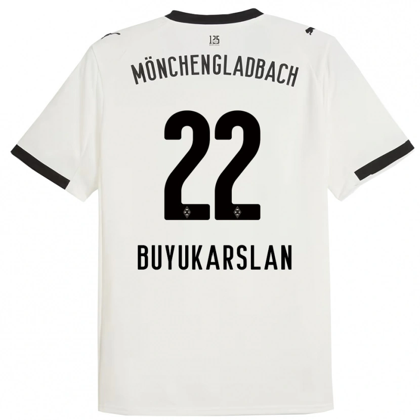 Danxen Dětské Oguzcan Büyükarslan #22 Bílá Černá Domů Hráčské Dresy 2025/26 Dres