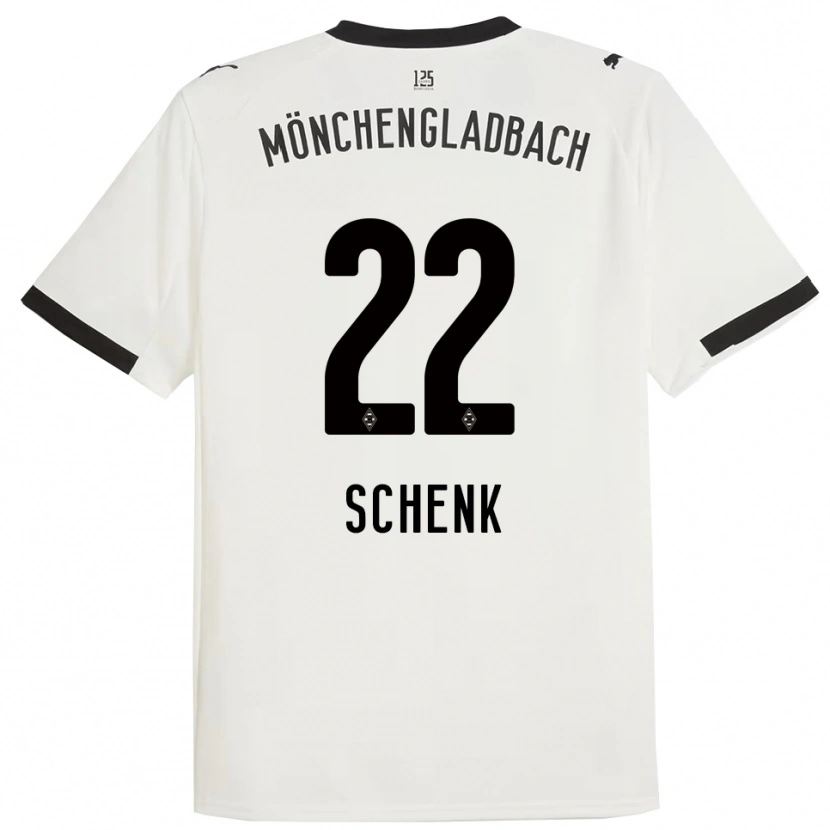 Danxen Dětské Isabel Schenk #22 Bílá Černá Domů Hráčské Dresy 2025/26 Dres