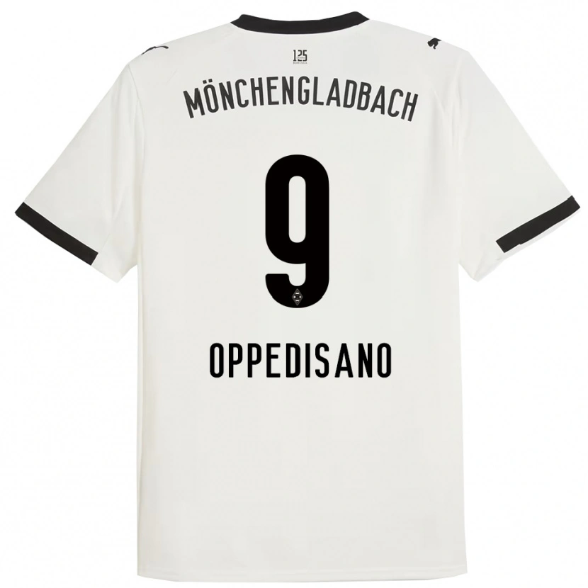 Danxen Dětské Valentina Oppedisano #9 Bílá Černá Domů Hráčské Dresy 2025/26 Dres
