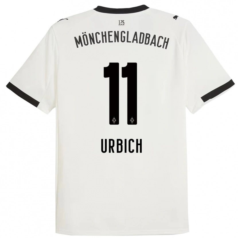 Danxen Dětské Jan Urbich #11 Bílá Černá Domů Hráčské Dresy 2025/26 Dres