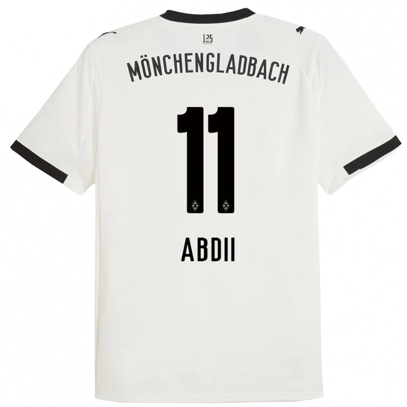Danxen Dětské Alina Abdii #11 Bílá Černá Domů Hráčské Dresy 2025/26 Dres