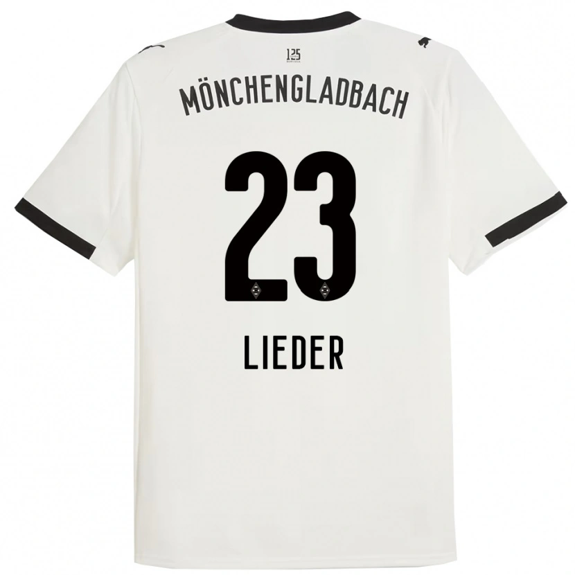 Danxen Dětské Michel Lieder #23 Bílá Černá Domů Hráčské Dresy 2025/26 Dres