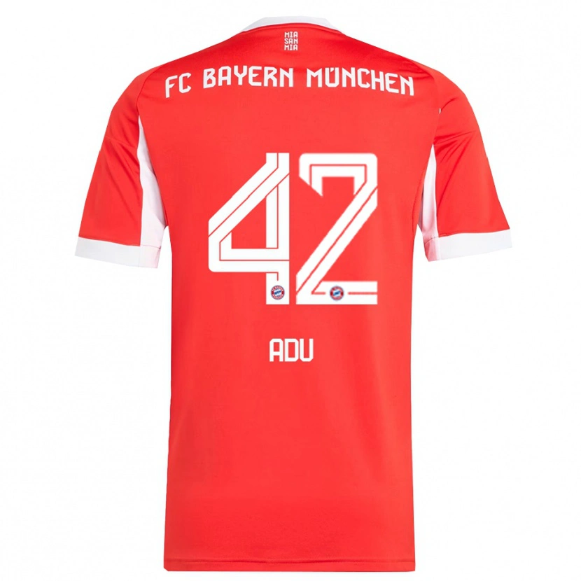 Danxen Dětské Gibson Adu #42 Červená Bílá Domů Hráčské Dresy 2025/26 Dres