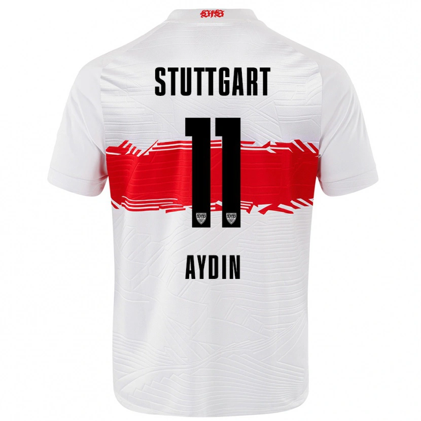 Danxen Dětské Ali Aydin #11 Bílá Červená Domů Hráčské Dresy 2025/26 Dres