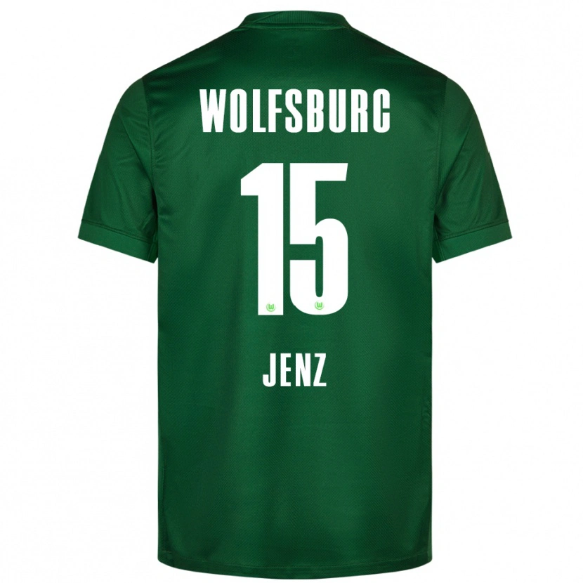 Danxen Dětské Moritz Jenz #15 Zelená Bílá Domů Hráčské Dresy 2025/26 Dres