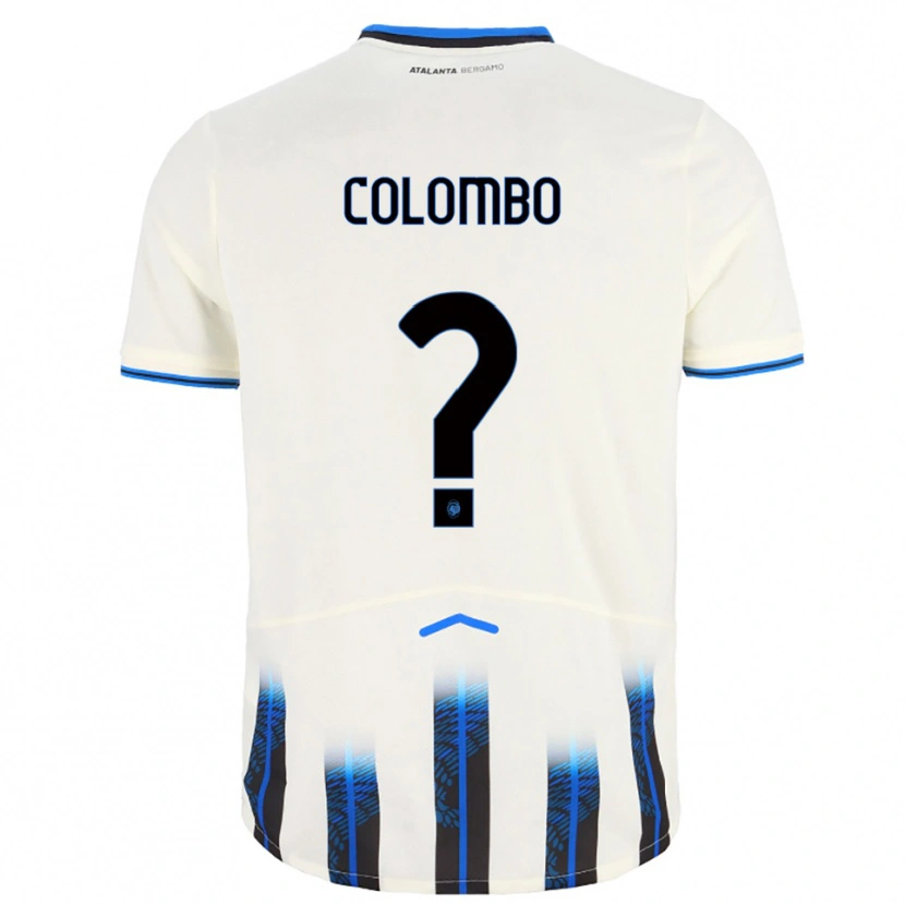 Danxen Dětské William Colombo #0 Bílá Modrá Daleko Hráčské Dresy 2025/26 Dres