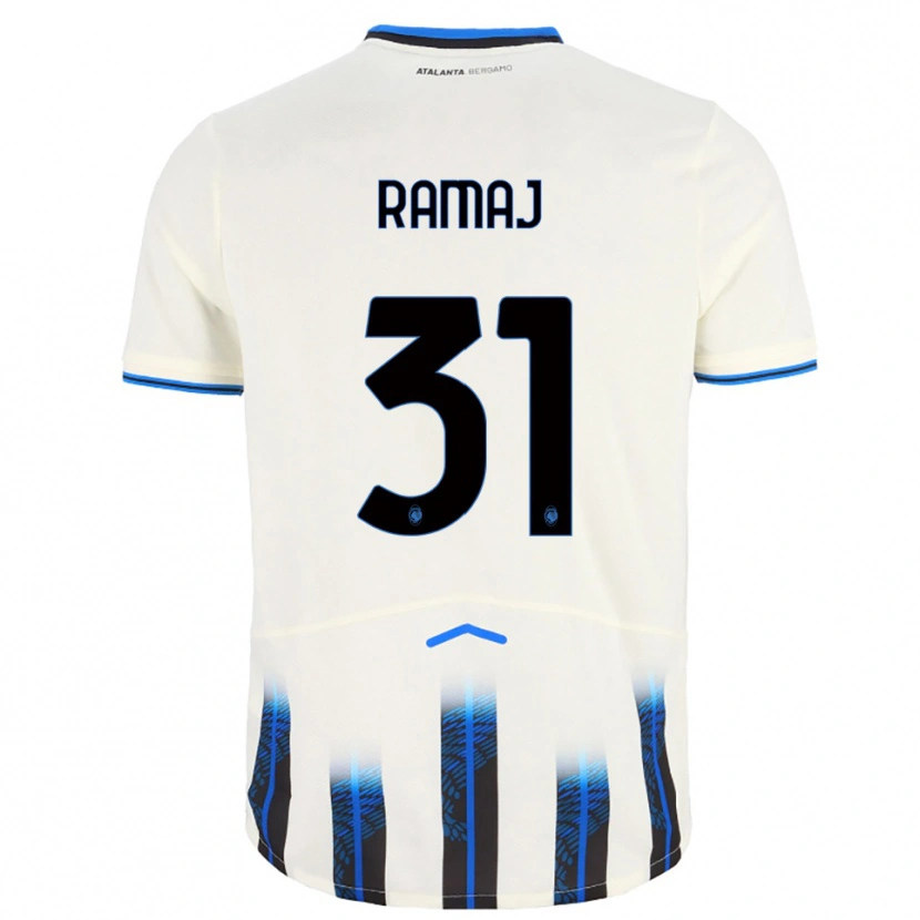 Danxen Dětské Gabriel Ramaj #31 Bílá Modrá Daleko Hráčské Dresy 2025/26 Dres