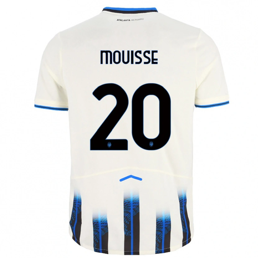 Danxen Dětské Samir Mouisse #20 Bílá Modrá Daleko Hráčské Dresy 2025/26 Dres
