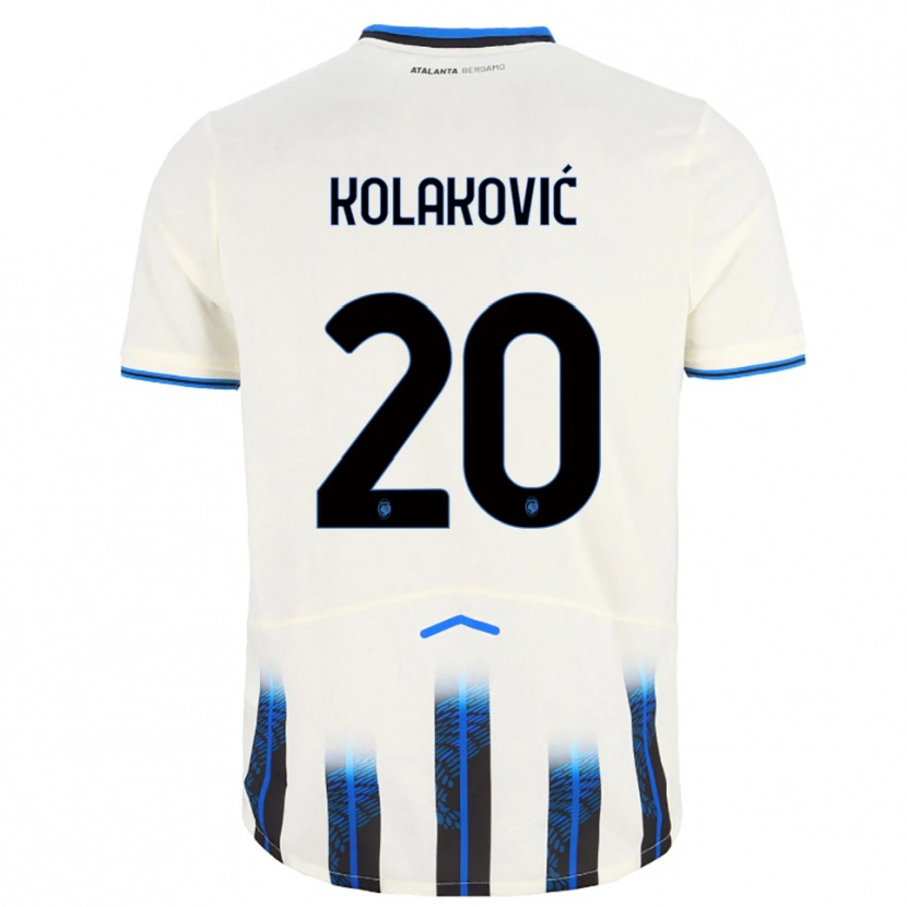 Danxen Dětské Vinko Kolaković #20 Bílá Modrá Daleko Hráčské Dresy 2025/26 Dres