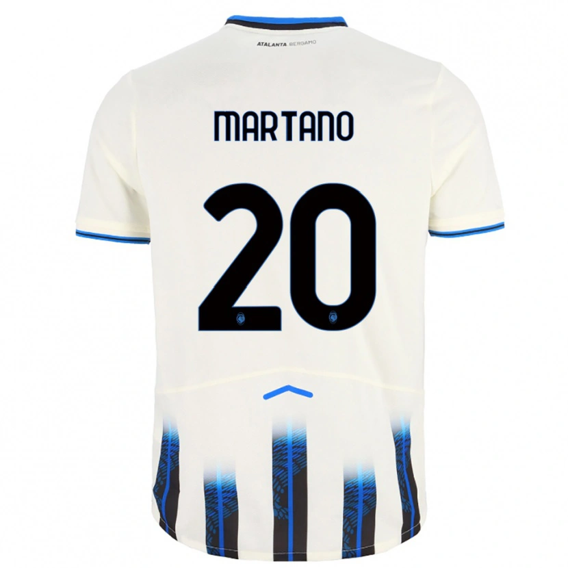 Danxen Dětské Aldo Martano #20 Bílá Modrá Daleko Hráčské Dresy 2025/26 Dres
